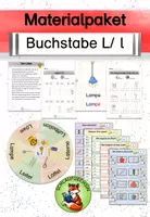 Vorschau - Arbeitsblätter - Materialpaket Buchstabeneinführung L/ l - Deckblatt