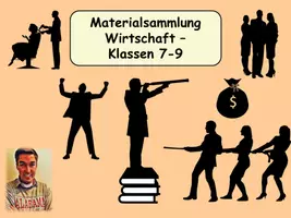 Vorschau - Stundenentwürfe - Materialsammlung Wirtschaft - Klassen 7-9 - Deckblatt