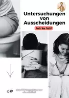 Vorschau - Stundenentwürfe - Unterrichtsreihe: Untersuchungen von Ausscheidungen - Deckblatt