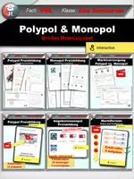 Vorschau - Unterrichtsreihen - Materialpaket Polypol und Angebotsmonopol inkl. interactives - Deckblatt