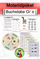 Vorschau - Arbeitsblätter - Materialpaket Buchstabeneinführung O/ o - Deckblatt