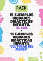Vista previa - Unidades / Secuencias / Situaciones de Aprendizaje - PACK EJEMPLOS DE UNIDADES DIDÁCTICAS - INFANTIL - Portada