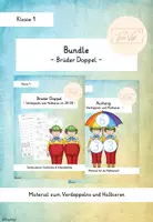 Vorschau - Arbeitsblätter - Bundle: Brüder Doppel (Verdoppeln und Halbieren) - Deckblatt