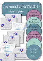 Vorschau - Spiele - Materialpaket - Schneeballschlacht (Mathematikspiel) - Deckblatt