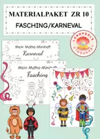Vorschau - Spiele - Materialpaket Mathe ZR 10 Fasching/Karneval - Deckblatt