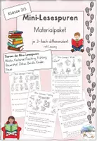 Vorschau - Arbeitsblätter - Mini-Lesespuren Kl. 2/3 (wachsendes Materialpaket) - Deckblatt