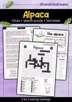 Vorschau - Arbeitsblätter - Alpaca - 3 for 2 economy package - Material package (English) - Deckblatt