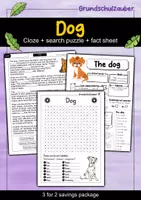 Vorschau - Arbeitsblätter - Dog - 3 for 2 economy package - Material package (English) - Deckblatt