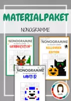 Vorschau - Stundenentwürfe - Materialpaket Nonogramme - Deckblatt