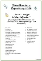 Vorschau - Arbeitsblätter - Materialpaket Sexualkunde Erprobungs- und Mittelstufe - Deckblatt