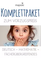 Vorschau - Mal- und Bastelvorlagen - Wachsendes Komplettpaket Grundschule - Deutsch, DaZ, Mathematik, Fächerübergreifendes - Zahlenbilder, Logicals Deutsch, Freiarbeitsmaterial Deutsch, Freiarbeitsmaterial Mathe Klasse 1, Abschreibtexte Klasse 2 - Deckblatt