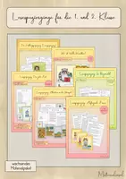 Vorschau - Stundenentwürfe - Lesespaziergänge für die 1. und 2. Klasse (wachsendes Materialpaket) - Deckblatt