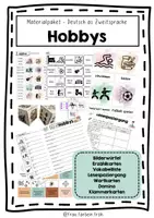 Vorschau - Spiele - Materialpaket Wortschatz Hobbys DaZ - Deckblatt