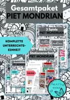Vorschau - Arbeitsblätter - Unterrichtseinheit zu Piet Mondrian: Theorie und Praxis - Deckblatt