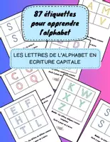 Aperçu - Feuilles d'exercices - Kit pédagogique : 87 cartes - Les lettres de l'alphabet en écriture capitale (MS-GS) - Page de couverture