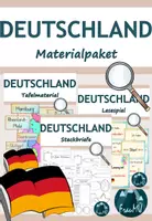 Vorschau - Arbeitsblätter - 3./4.Klasse: Materialpaket Deutschland und die Bundesländer - Deckblatt
