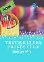 Vorschau - Arbeitsblätter - Materialpaket Deutsch Grundschule mit Lösung - Deckblatt