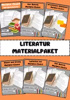 Vorschau - Arbeitsblätter - Literatur Multiple-Choice - Ein Materialpaket für den Deutschunterricht - Deckblatt