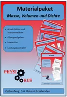 Vorschau - Stundenentwürfe - Materialpaket "Masse, Volumen und Dichte" - Deckblatt