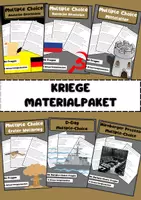 Vorschau - Arbeitsblätter - Kriege und Konflikte Materialpaket Bundle - Deckblatt