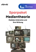 Vorschau - Unterrichtsreihen - Sparpaket: Medientheorie - Mediale Umbrüche und ihre Wirkung (Unterrichtsmaterial) - Deckblatt