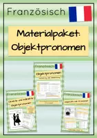 Vorschau - Arbeitsblätter - Materialpaket französische Objektpronomen (Basispaket) - Deckblatt