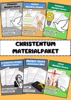 Vorschau - Arbeitsblätter - Christentum - Glaube und Lehren - Materialpaket - Deckblatt