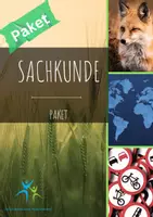 Vorschau - Arbeitsblätter - Materialpaket Sachkunde Grundschule - Deckblatt