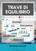 anteprima - Altro tipo di materiale - Ginnastica ⎮ Confezione risparmio - trave d'equilibrio (22 schede di stazione, schede illustrate, griglia di valutazione, 22 schede tecniche) - Pagina di copertina