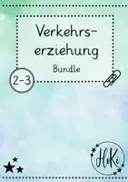 Vorschau - Arbeitsblätter - Rund um die Verkehrserziehung - Deckblatt