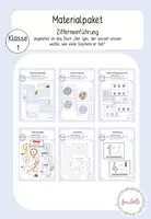 Vorschau - Arbeitsblätter - Materialpaket Zifferneinführung / Zahleinführung - Deckblatt