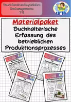 Vorschau - Stundenentwürfe - Materialpaket "Die buchhalterische Erfassung des betrieblichen Produktionsprozesses" BwR 7 II Lehrplan Plus - Deckblatt