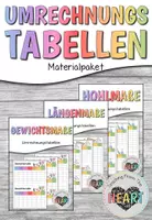 Vorschau - Arbeitsblätter - Umrechnungstabellen - Materialpaket - Deckblatt