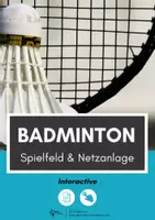 Vorschau - Arbeitsblätter - Badminton ⎮ Sparpaket Spielfeld und Netzanlage (PDF und Interactive) - Deckblatt