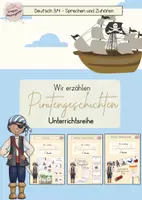 Vorschau - Stundenentwürfe - Unterrichtsreihe "Wir erzählen Piratengeschichten" - Deckblatt