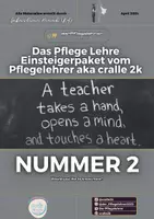 Vorschau - Stundenentwürfe - Das Pflege Lehre Einsteigerpaket vom Pflegelehrer aka cralle2k Nr. 2 - Deckblatt