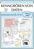 Vorschau - Arbeitsblätter - Kenngrößen von Daten - Materialpaket - Deckblatt