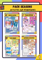 Vorschau - Mal- und Bastelvorlagen - Materialpaket: Pack Seasons - Deckblatt