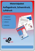 Vorschau - Stundenentwürfe - Materialpaket „Auflagedruck, Schweredruck, Luftdruck“ - Deckblatt