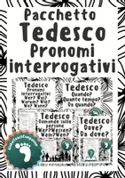 anteprima - Esercizi - Pacchetto - Tedesco - Pronomi interrogativi - Pagina di copertina
