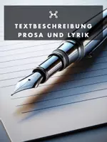 Vorschau - Stundenentwürfe - Materialpaket "Textbeschreibung/Textanalyse Prosa & Lyrik mit lizenzierten Texten" (11 Doppelstunden) - Deckblatt