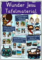 Vorschau - Stundenentwürfe - Wunder Jesu (Bartimäus, Gelähmter, Sturmstillung, Menschenfischer) TAFELMATERIAL - Deckblatt