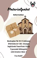 Vorschau - Stundenentwürfe - Materialpaket Reformation inkl. genaue Lektionenplanung - VOLLSTÄNDIG - Deckblatt