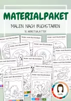 Vorschau - Arbeitsblätter - Materialpaket: Malen nach Buchstaben - Deckblatt