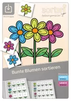 Vorschau - Spiele - Materialpaket | Bunte Blumen sortieren | Level 3 + 4 - Deckblatt