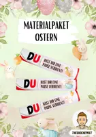 Vorschau - Anderer Materialtyp - Materialpaket Bastelvorlage Geschenk Ostern Osterferien Schüler - Deckblatt