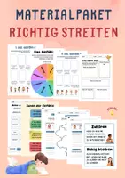 Vorschau - Arbeitsblätter - RICHTIG STREITEN 🗯️ - Materialpaket - Unsere Gefühle - Deckblatt