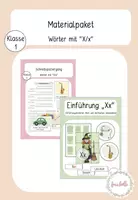 Vorschau - Arbeitsblätter - #silvesterknaller Materialpaket Buchstabeneinführung "X" - Deckblatt