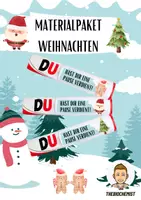 Vorschau - Anderer Materialtyp - Materialpaket Geschenk Nikolaus Weihnachten Winter Ferien Wichteln - Deckblatt