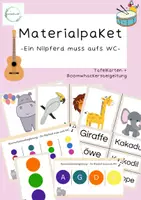 Vorschau - Präsentationen/Tafelbilder - Materialpaket - Ein Nilpferd muss aufs WC - Deckblatt